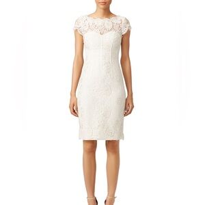 Monique Lhuillier Lace Cocktail Dress